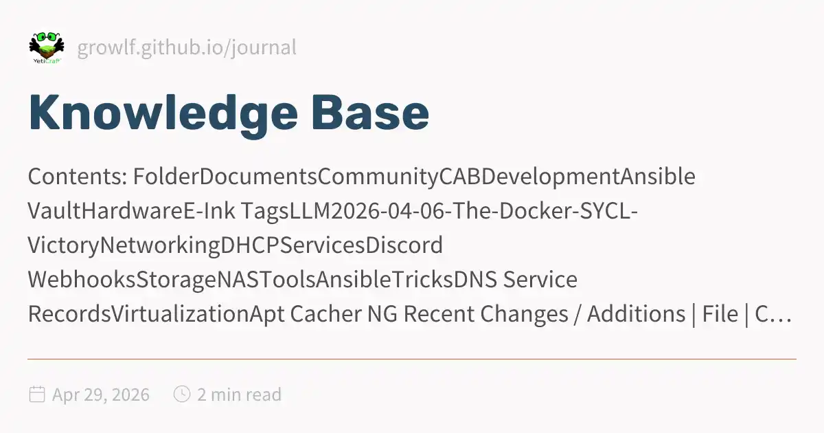 Knowledge Base